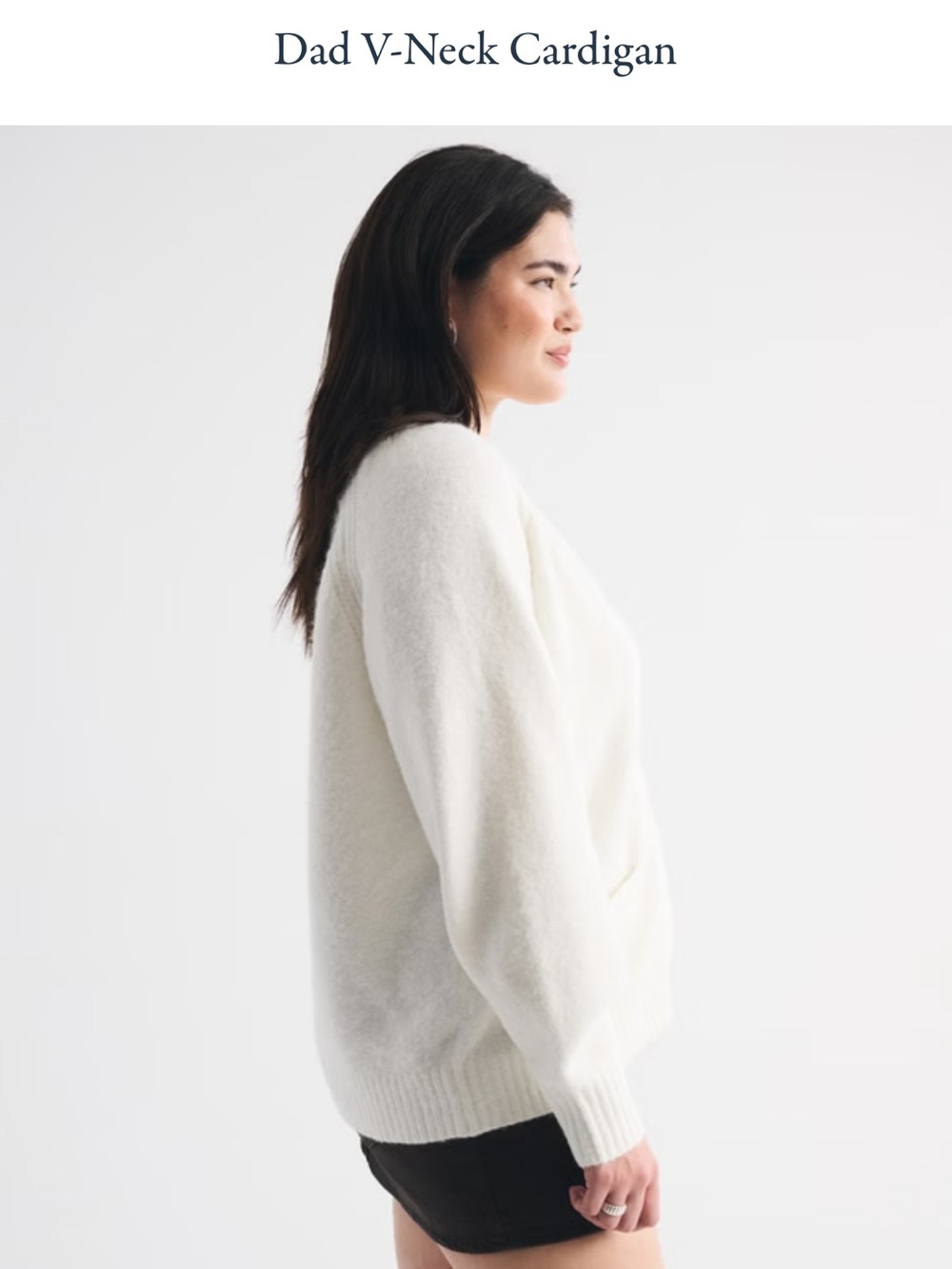 Abercrombie & Fitch Dad V Neck Cardigan - Picture 5 of 6